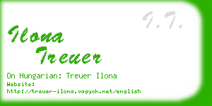 ilona treuer business card